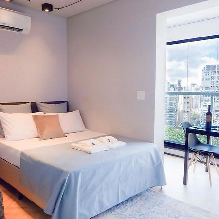 Easy Star - Studio Com Vista Incrivel Na Vila Olimpia - Kq01G Lägenhet São Paulo Exteriör bild